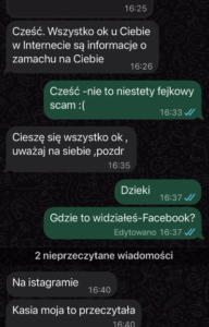 zamach na rafała brzoskę sms